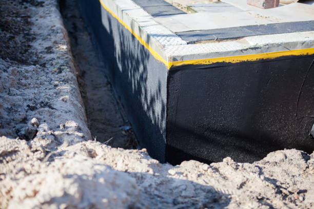 Residential Exterior Waterproofing installation at a Weidman, MI home by SJ Waterproofing Pros